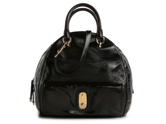 Dolce & Gabbana Patent Leather Bowler Satchel