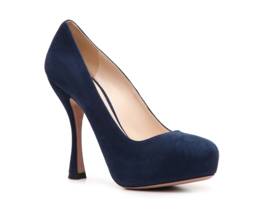 Prada Suede Platform Pump