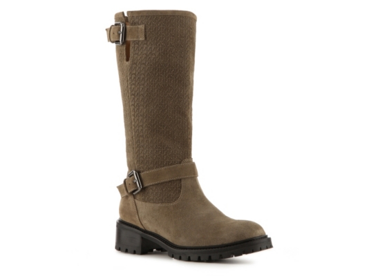 Fendi Suede Logo Boot