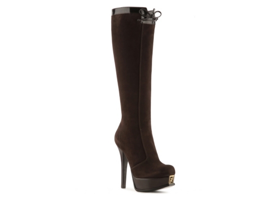 Fendi Suede Platform Boot