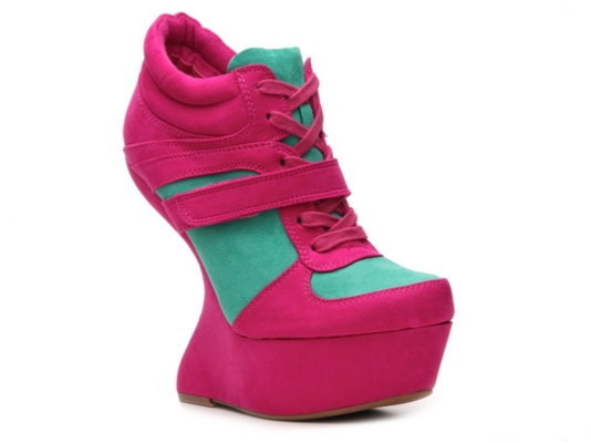 Qupid Ting-08 Wedge Sneaker