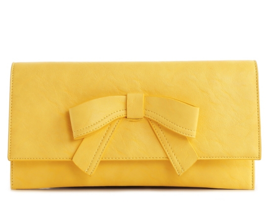 Melie Bianco Laoise Bow Flap Clutch