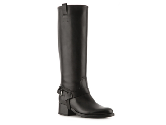 Ralph Lauren Collection Isella Leather Buckle Boot