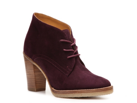 Ralph Lauren Collection Franny Suede Oxford Bootie