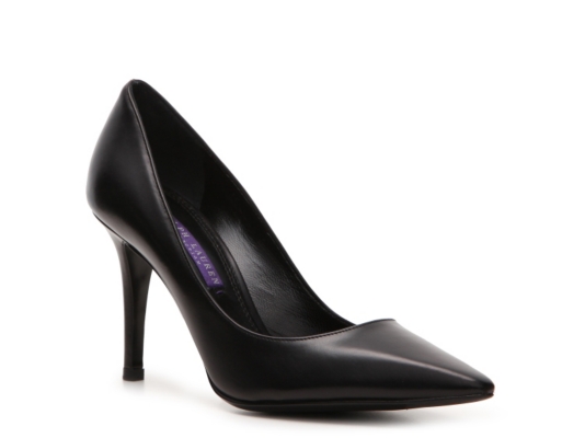Ralph Lauren Collection Elsina Leather Pump