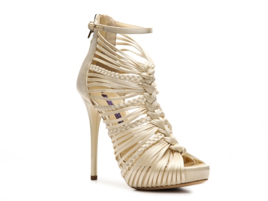Ralph Lauren Collection Jeena Satin Strappy Sandal