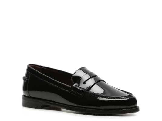 Ralph Lauren Collection Irina Patent Leather Penny Loafer