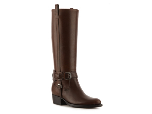 Ralph Lauren Collection Isareen Leather Buckle Boot