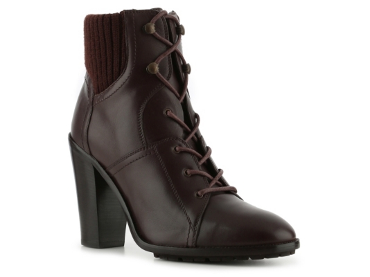 Ralph Lauren Collection Rayna Leather Cuff Bootie