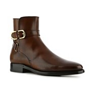 Ralph Lauren Collection Macon Burnished Leather Buckle Boot