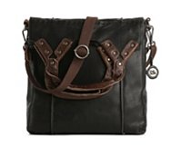 The Sak Indio Leather Foldover Messenger Bag