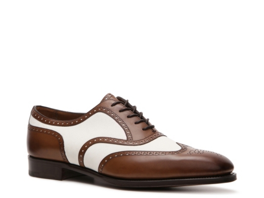 Ralph Lauren Collection Paycen Leather & Suede Wingtip Oxford