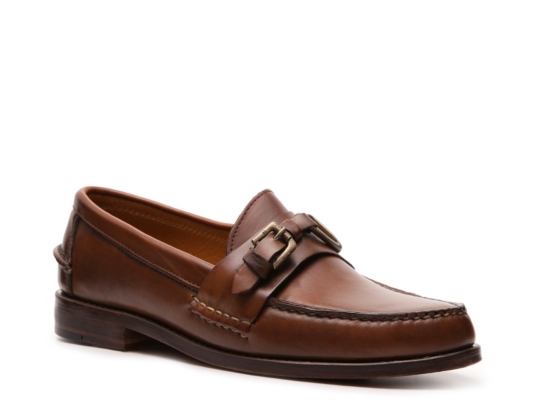 Ralph Lauren Collection Thatcher Leather Buckle Slip-On