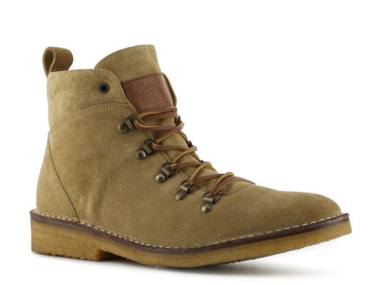 Ralph Lauren Collection Kettering Suede Logo Boot