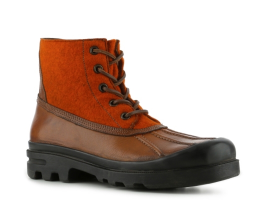 Ralph Lauren Collection Ravensworth Leather & Wool Boot