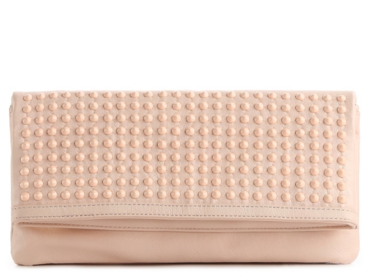 Aldo Change Tonal Stud Flap Clutch