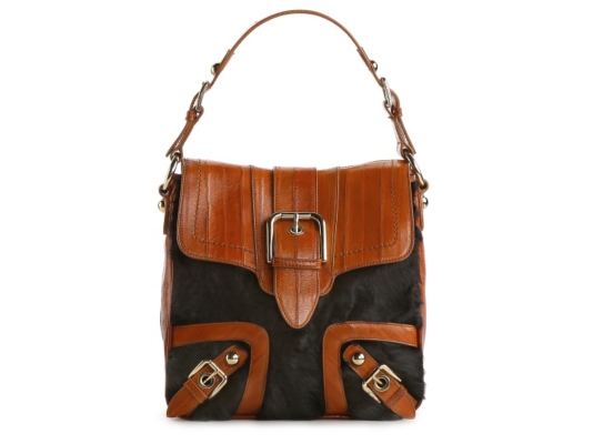 Dolce & Gabbana Leather & Fur Mini Satchel