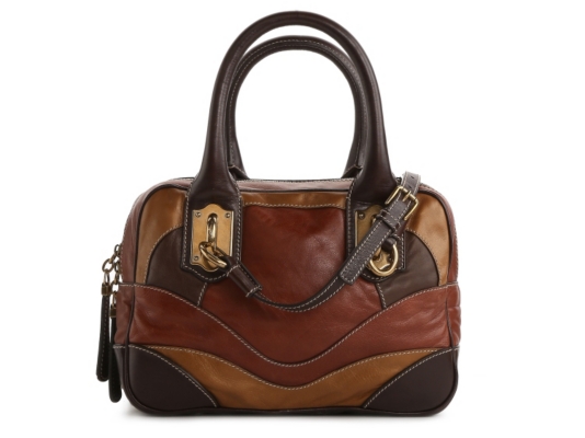 Dolce & Gabbana Leather Color Block Satchel