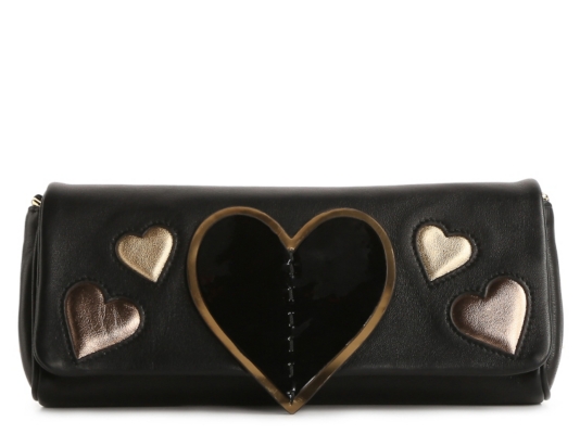 Dolce & Gabbana Leather Foldover Clutch