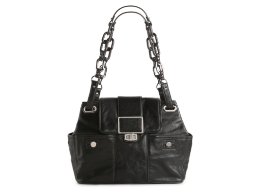 Balenciaga Leather Turn Lock Shoulder Bag