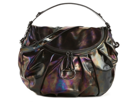 Gucci Patent Iridescent Hobo Bag