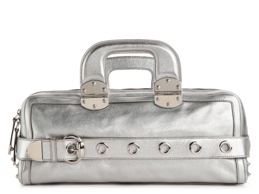 Gucci Metallic Leather Satchel