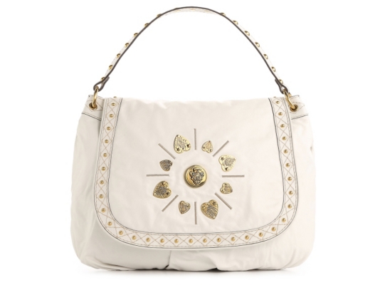 Gucci Leather Studded Heart Hobo