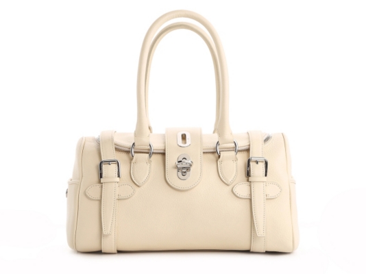 Ralph Lauren Collection Leather Turn Lock Mini Satchel