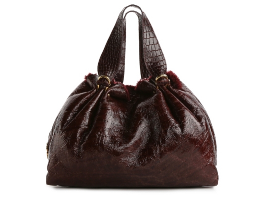 Roberto Cavalli Fur Lined Shoulder Bag