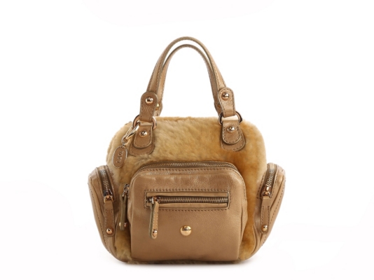 Tod's Leather & Fur Mini Satchel