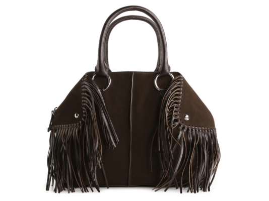 Tod's Suede Fringe Satchel