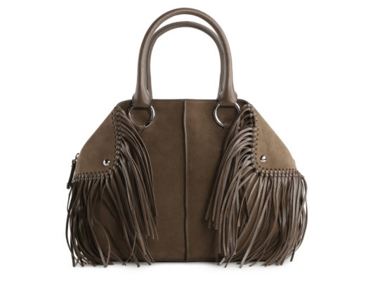 Tod's Suede Fringe Satchel