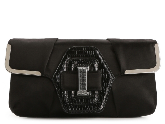 Tod's Satin Buckle Clutch