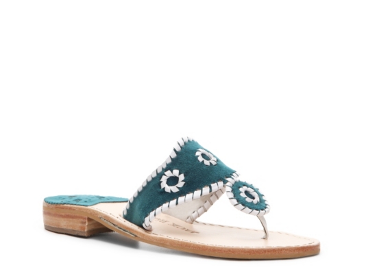 Jack Rogers Ultrasuede Flat Sandal