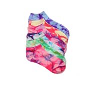 Mix No. 6 Tie Dye Womens No Show Socks - 6 Pack