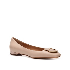 Salvatore Ferragamo Leather Logo Flat | DSW