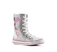 Hello Kitty Selena Girls Toddler & Youth Boot High-Top Sneaker