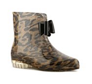 Dizzy Pica Bow Leopard Rain Boot
