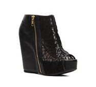 Qupid Worthy-155A Wedge Bootie