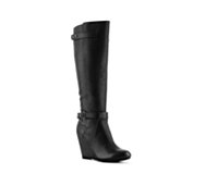 Mix No. 6 Charm Wide Calf Wedge Boot