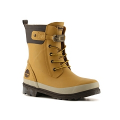 timberland boots in rain