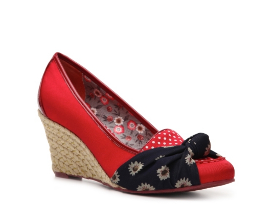 Poetic Licence Bow Tied Wedge Pump