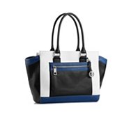 Audrey Brooke Leather Winged Tote