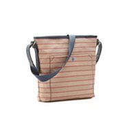 Fossil Abbot Striped Canvas Crossbody Bag