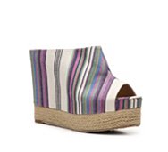 Chinese Laundry Keep Going Striped Wedge Sandal