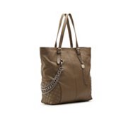 Crown Vintage Quilted Leather Tote