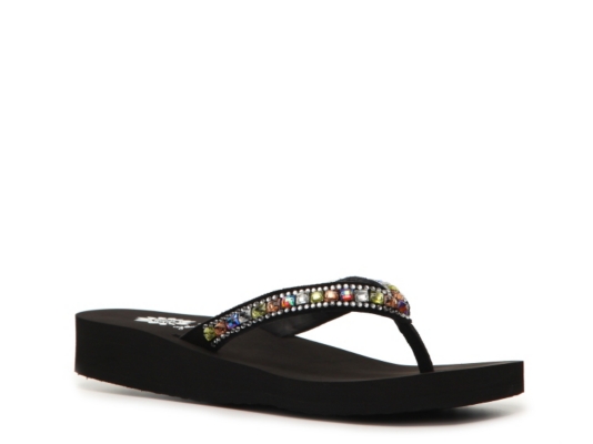 Yellow Box Zabrina Wedge Sandal