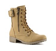 G by GUESS Borra Canvas Combat Boot