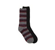 Steve Madden Speckled Stripe Womens Boot Socks - 2 Pack