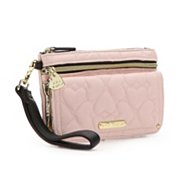 Betsey Johnson Quilted Hearts Wristlet